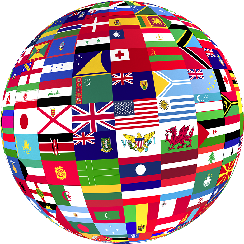 Flags Of The World Globe Icon