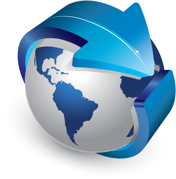 Transparent Globe Logo
